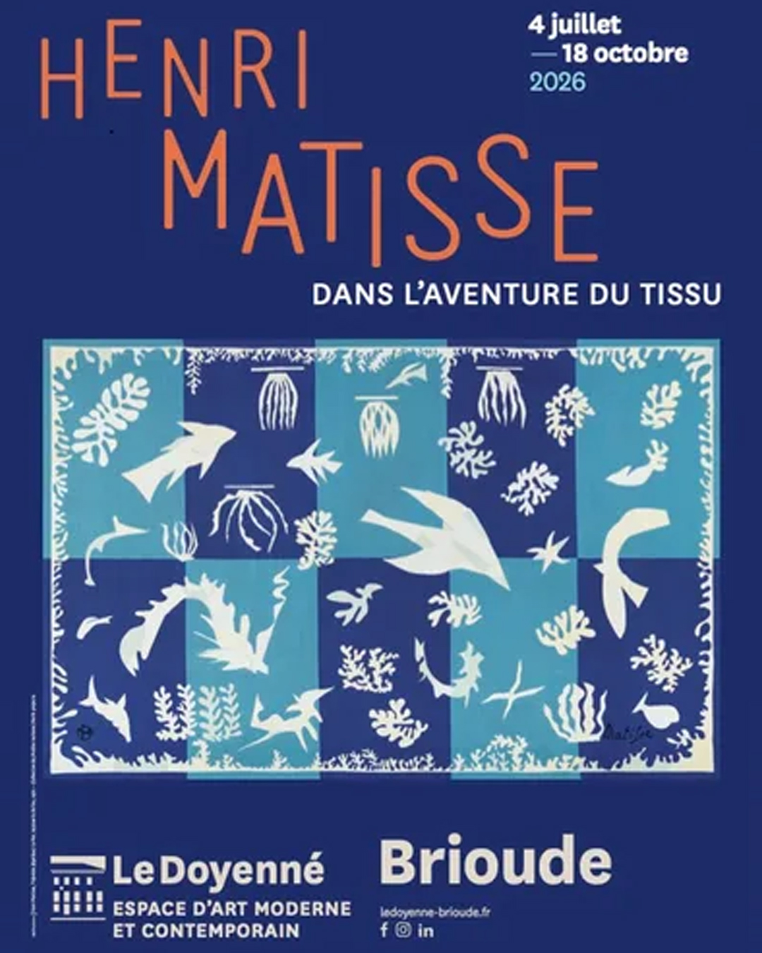 Henri Matisse "Dans l'aventure du tissu"