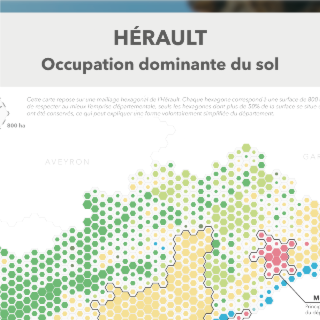 Hérault : Occupation dominante du sol