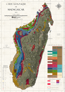 Carte géologique de Madagascar