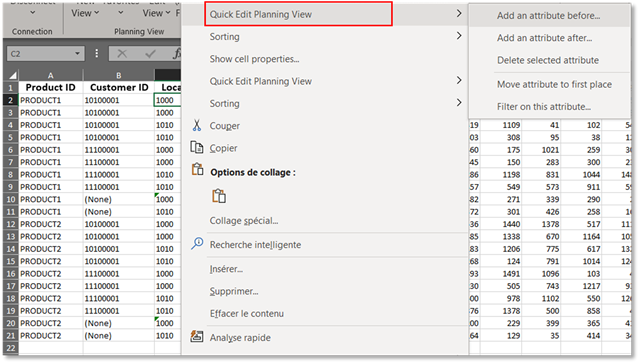 Attribute options
