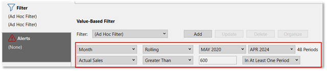 Value-based filters 