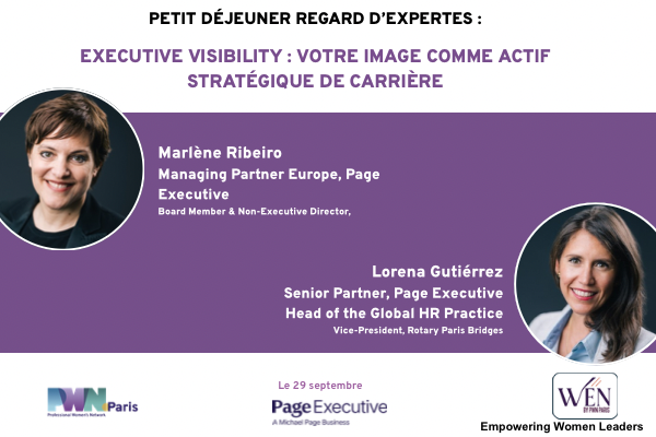 WEN : Executive Visibility : votre image comme actif stratégique de carrière
