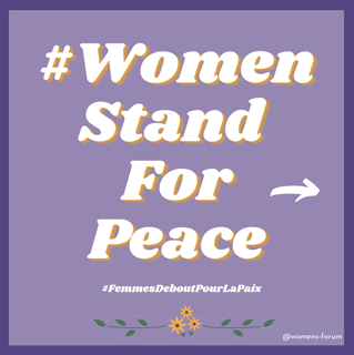#WOMENSTANDFORPEACE
