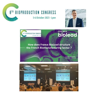 Participation au Bioproduction Congress 2023