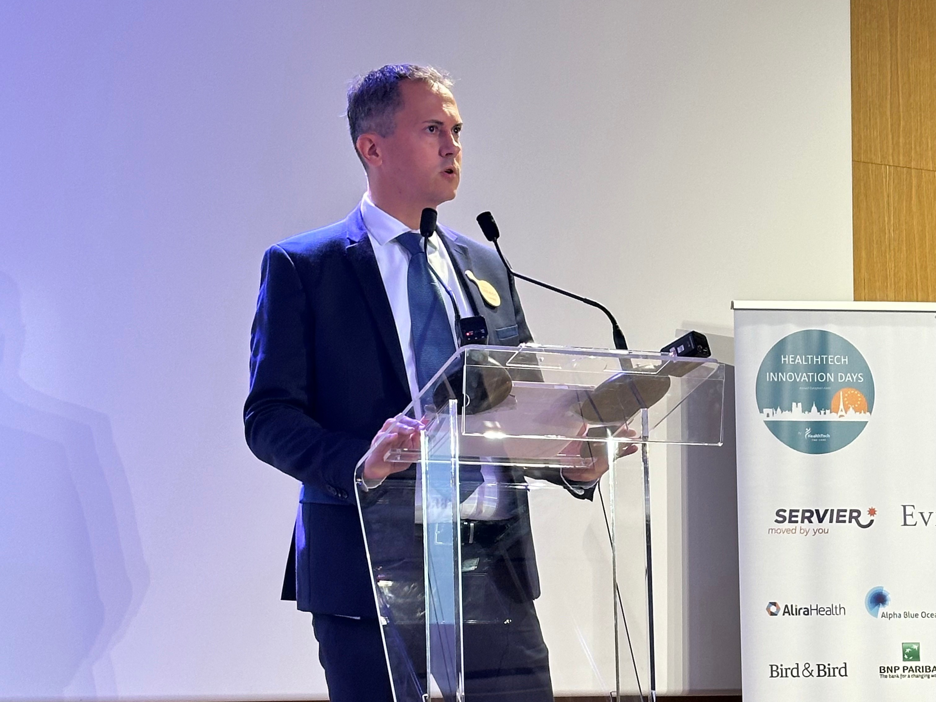 Laurent Lafferrère introduces the French biopharmaceutical manucturing sector at HealthTech Innovation Days