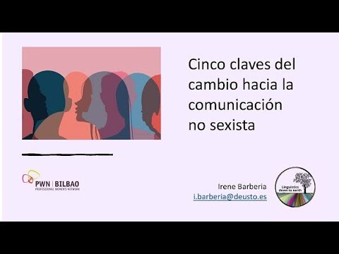 Cinco claves del cambio hacia la comunicación no sexista