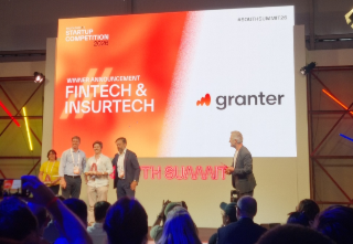 The startup Granter, winner of the Fintech & Insurtech vertical of South Summit Madrid 2026