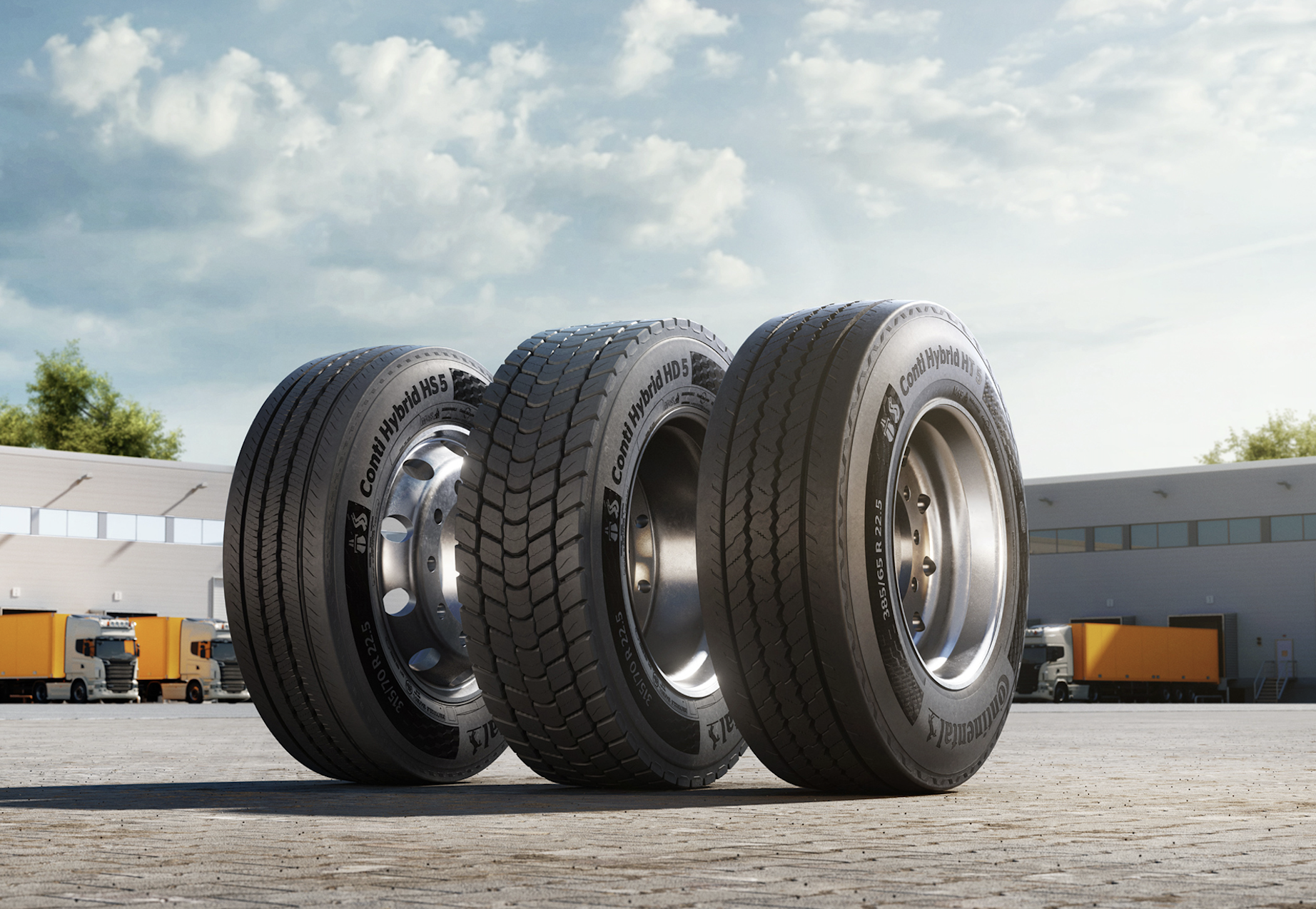 Continental complète sa gamme transport avec le nouveau pneu remorque Conti Hybrid HT 5