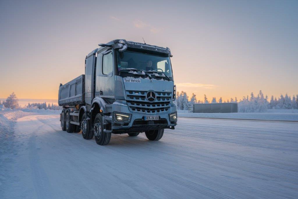 Mercedes-Benz eArocs 400 : l’électrique de chantier passe l’épreuve du grand froid