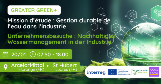 Mission d'études "gestion durable de l'eau dans l'industrie"