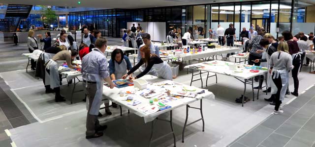 Team building atelier créatif : l'œuvre collective pour fédérer vos équipes