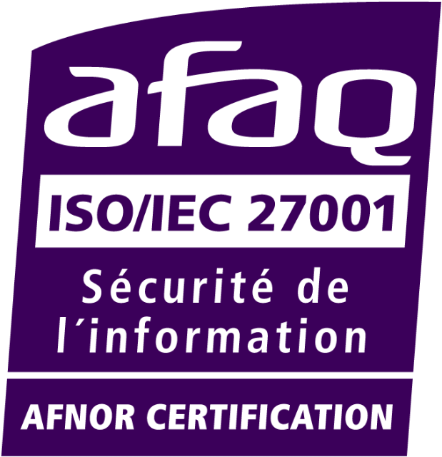 Certification ISO 27001 - Sécurité de l'information, cybersécurité et protection de la vie privée