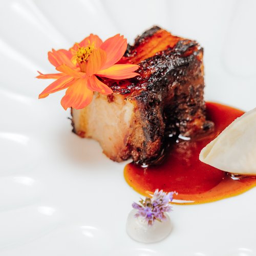 Poitrine de cochon fumée au sirop d'érable