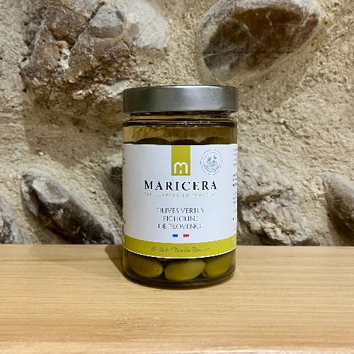 Olives vertes Picholines Nature - 175gr