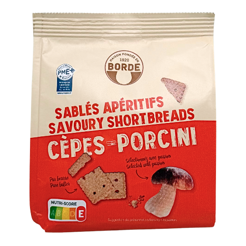 Sablés apéritifs aux cèpes Borde