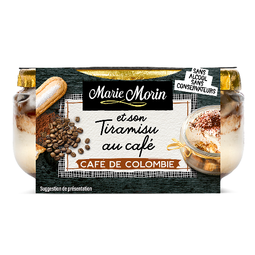 Tiramisu au café de Colombie 80g