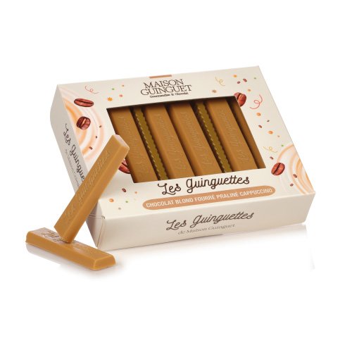 GUINGUETTES CHOCOLAT BLOND FOURREES D'UN PRALINE CAPPUCCINO 