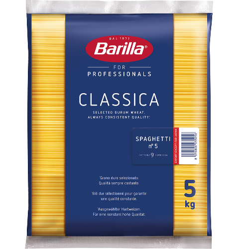 Pâtes Spaghetti Classica 5KG