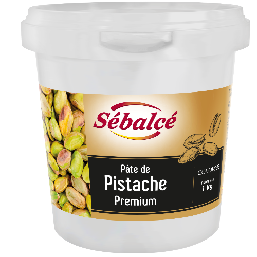 Pâte de pistache Premium, colorée Sébalcé