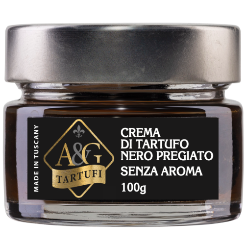 Crema di tartufo nero pregiato / truﬀe noire melanosporum/  sans arômes ajoutés