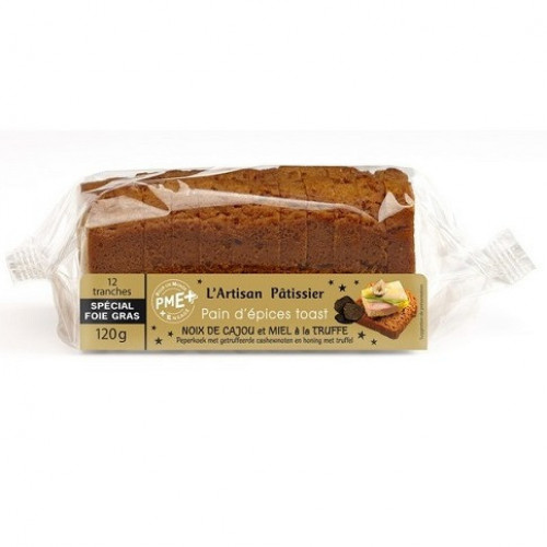 Pain d'épices toast Noix de cajou et Miel à la truffe