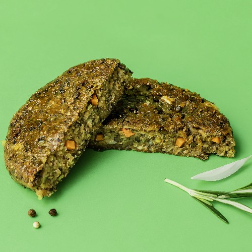 Les galettes de lentilles vertes bio