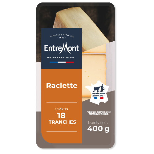 Raclette tranches – Entremont Professionnel - 400g