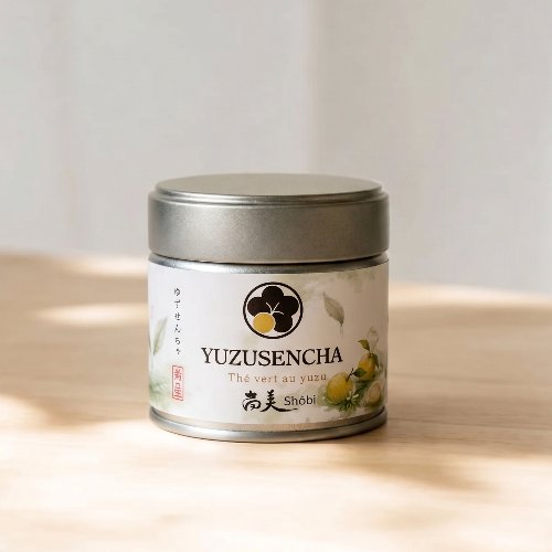Sencha Yuzu – Thé vert mono-cultivar Okuhikari & zestes de yuzu japonais