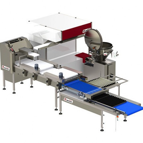 Ligne automatique FlexiLine® 1.8 : 1 800 baguettes ou 6 000 petits pains par heure