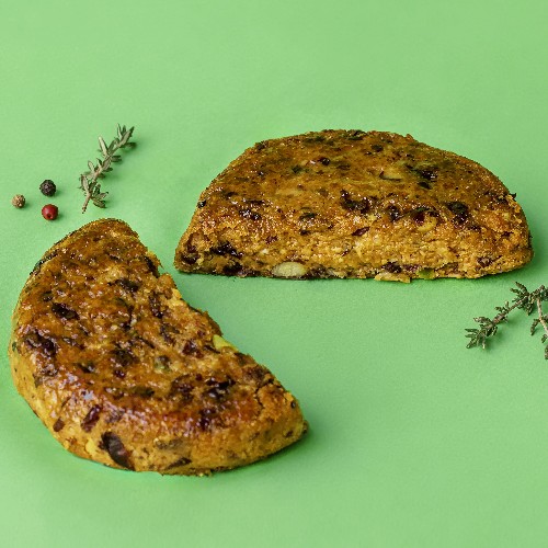 Les galettes d'haricots rouges bio