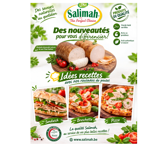 ROULADE DE POULET NATURE ET AUX FINES HERBES