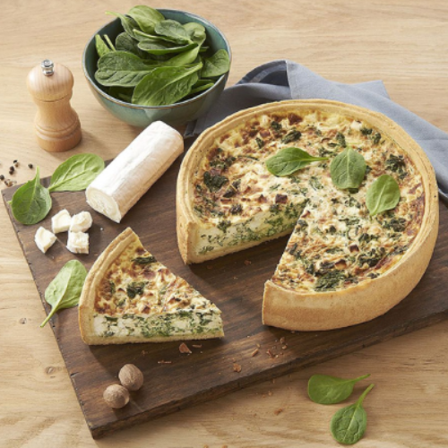 Tarte épinards chèvre