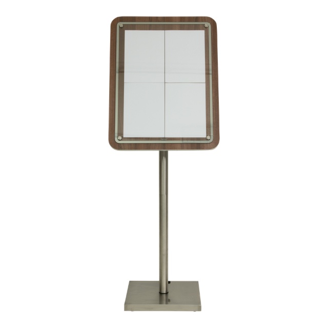 Porte menu Securit® Glass Star 4A4