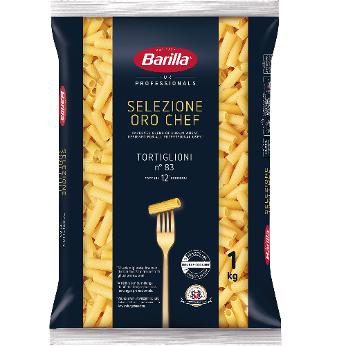 Pâtes Tortiglioni Selezione Oro Chef 1KG