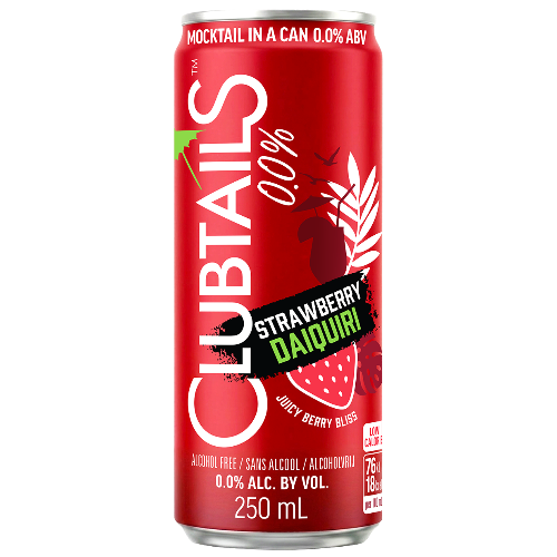 Clubtails Strawberry Daiquiri 0.0% 250mL