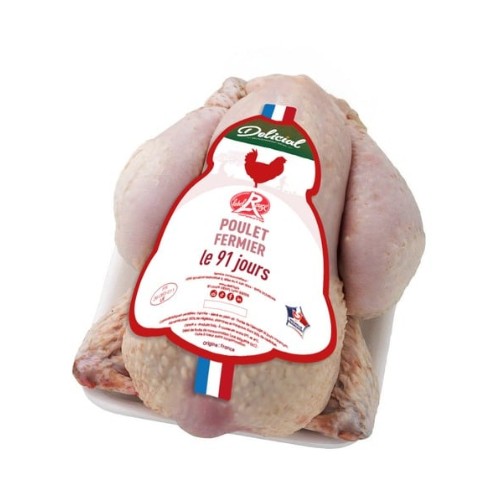 Poulet fermier Label Rouge halal – prêt à cuire