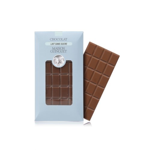 TABLETTE CHOCOLAT LAIT SANS SUCRE 
