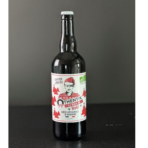 Bière de noël Bio Othentik 6.5°