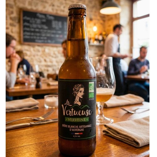 Bière blanche à la verveine artisanale 4.5°