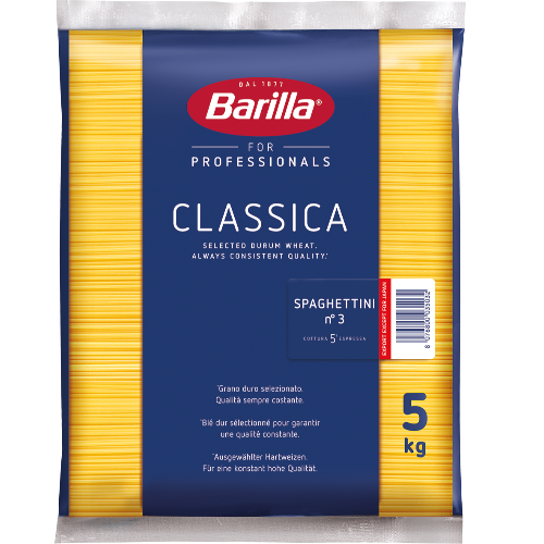 Pâtes Spaghettini Classica 5KG
