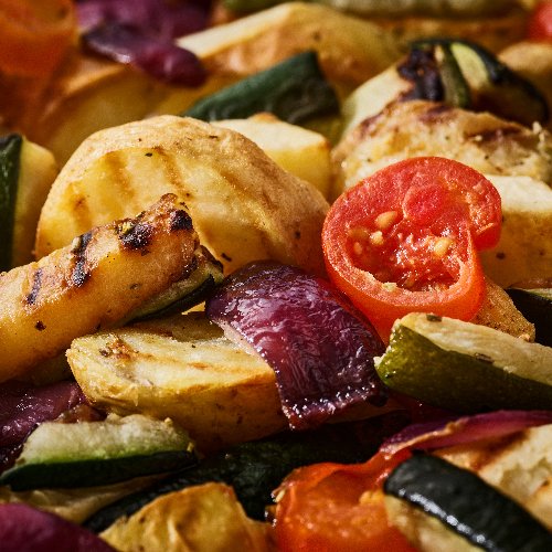 Poêlée aux légumes rôtis romarin