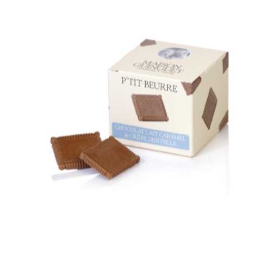 P'TIT BEURRE CHOCOLAT LAIT CARAMEL & CREPE DENTELLE 