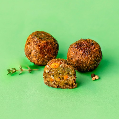 Les boulettes de lentilles vertes bio