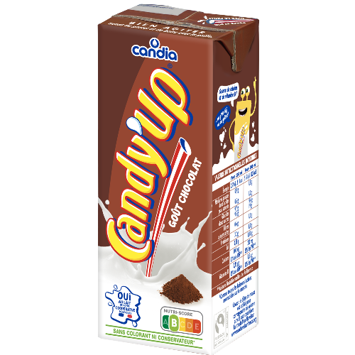 Brique lait chocolat Candy’Up – 20 cl – Candia