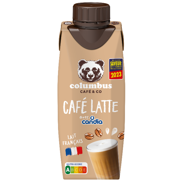Brique Café latte – 25 cl – Columbus Candia
