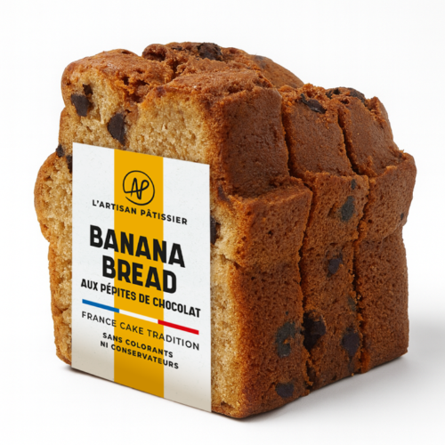Cake Banana Bread, 3 tranches