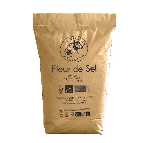 SAC FLEUR DE SEL BIO - 25KG