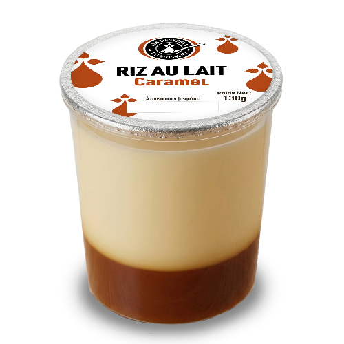 Riz au lait caramel 130g