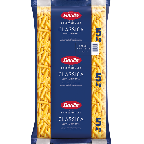 Pâtes Sedani Rigati Classica 5KG