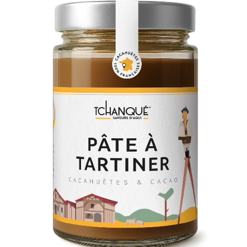 Pâte à tartiner cacahuètes et cacao Tchanqué